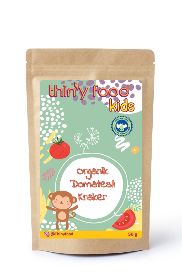 Thiny Food Kids Organik Domatesli Kraker 50 gr