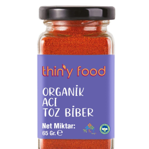 Thiny Food Organik Acı Toz Biber 65 gr