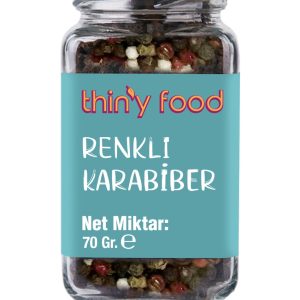 Thiny Food Organik Renkli Karabiber 70 gr