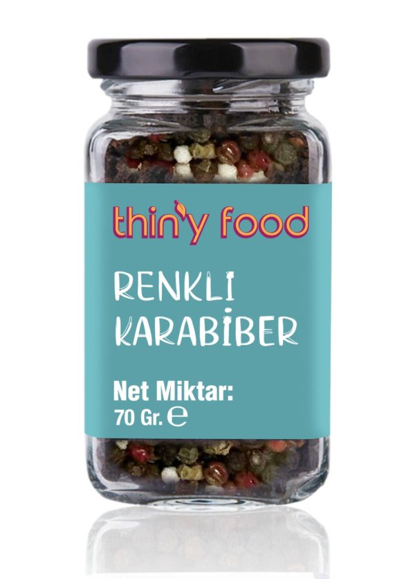 Thiny Food Organik Renkli Karabiber 70 gr